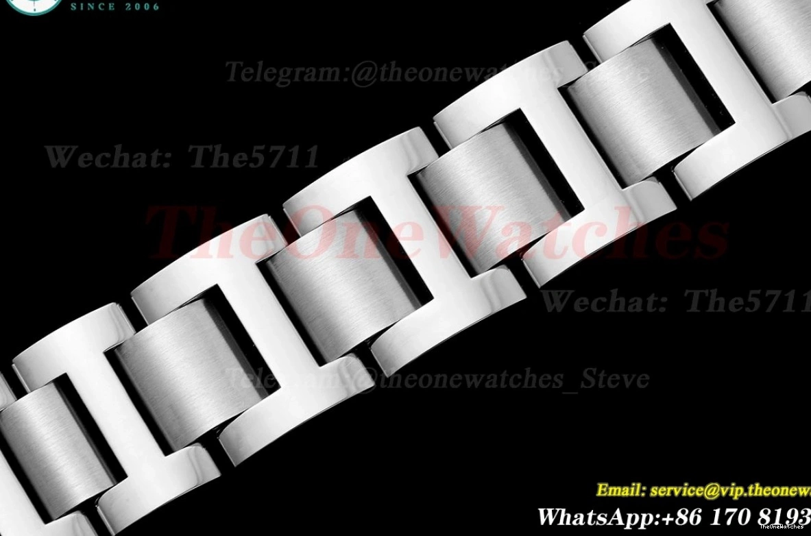 White 33mm AF Cartier NH05 Bleu SS SS Ballon De Dial 1202